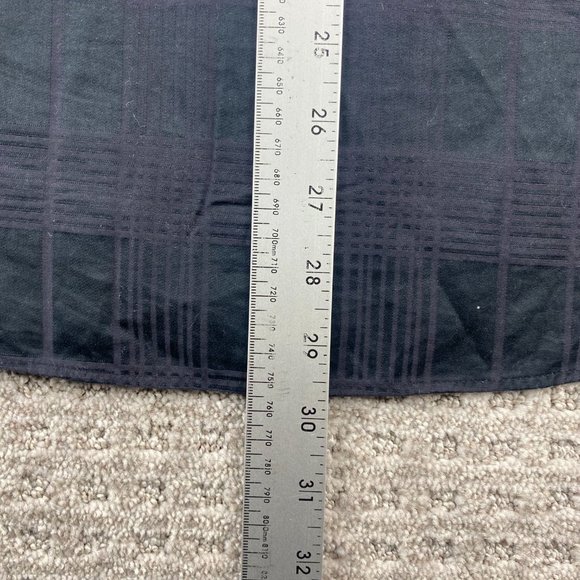 BUGATCHI UOMO Shirt Men Medium M Black Plaid Button Up Long Sleeve Shaped Fit - Picture 8 of 8